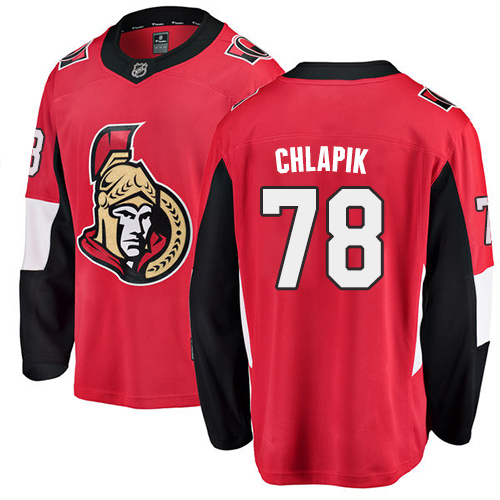 Kinder Ottawa Senators Eishockey Trikot Filip Chlapik #78 Breakaway Rot Fanatics Branded Heim